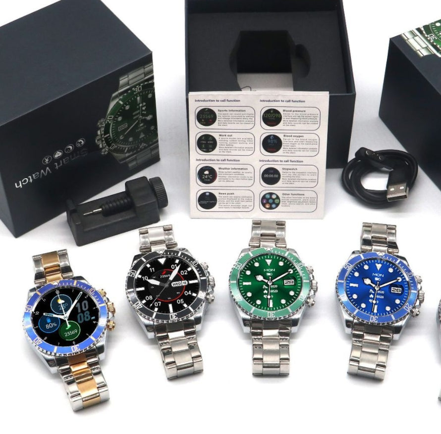 Smartwatch med Gratis Skærmbeskytter og Vandtæt Design