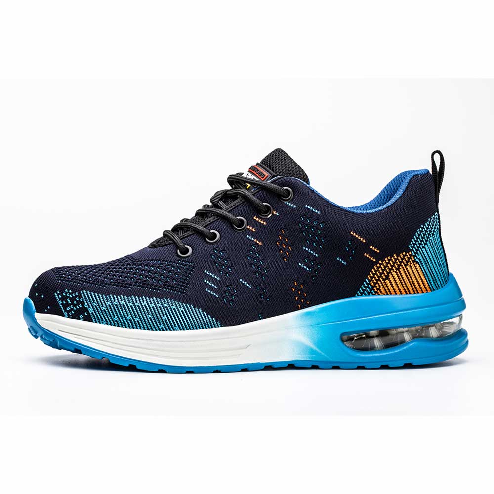 Letvægts Sikkerhedssko - Ståltå, Kevlar Sål, Skridsikker