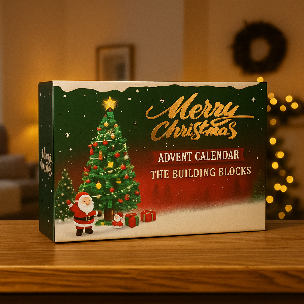 Julekalender – Byg dit eget juletræ med klodser