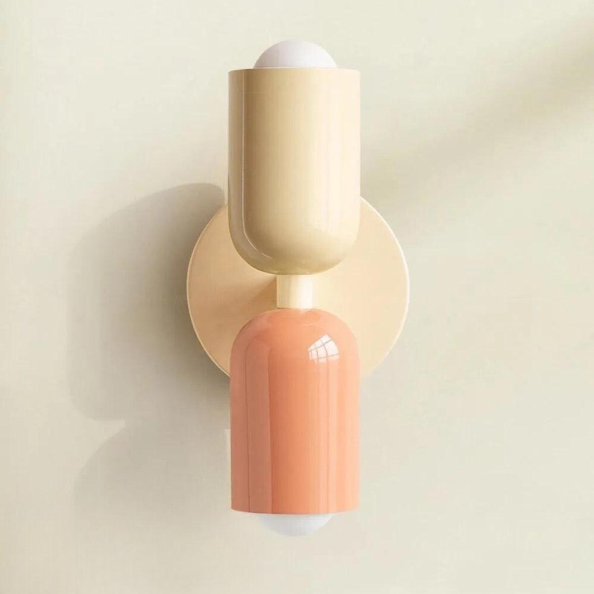 Dobbelt Væglampe i Skandinavisk Stil Glas