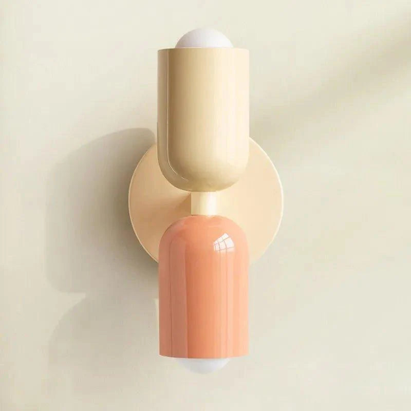 Dobbelt Væglampe i Skandinavisk Stil Glas