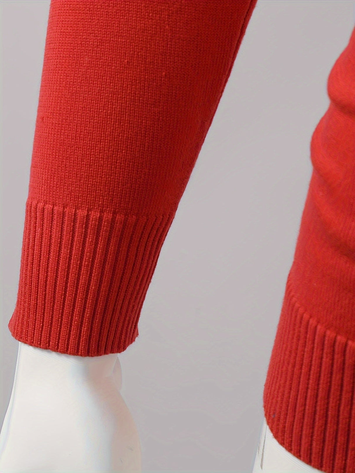 Herre Juletrøje – Vintertrøje med Rensdyr & Snefnug Mønster