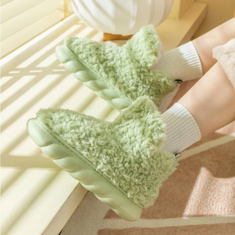 Fluffy Dame Winter Slippers – High Warm Cozy Slippers