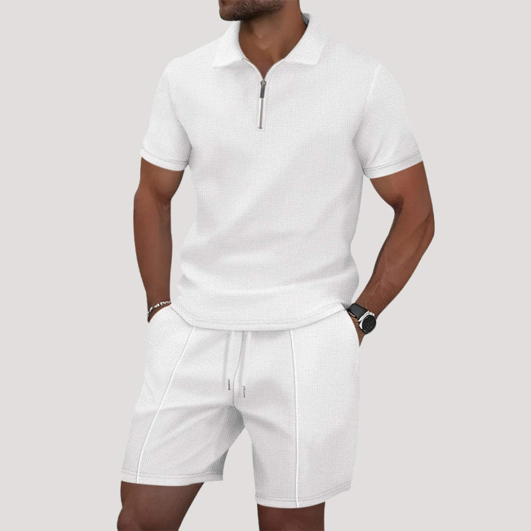 Herre Poloshorts Sæt med Lynlås
