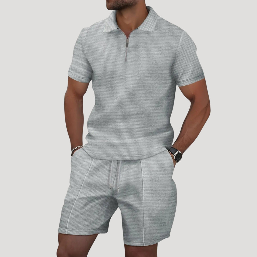 Herre Poloshorts Sæt med Lynlås