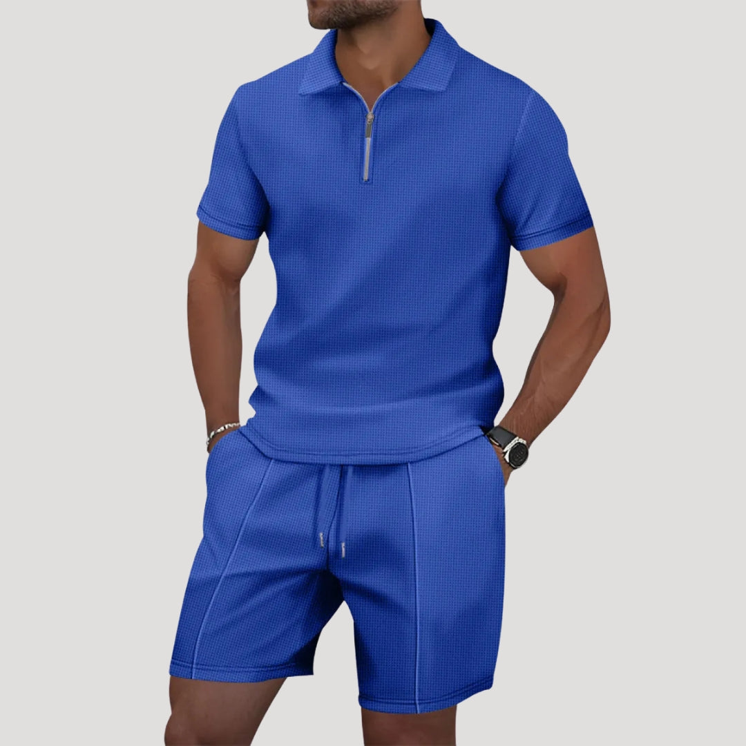Herre Poloshorts Sæt med Lynlås