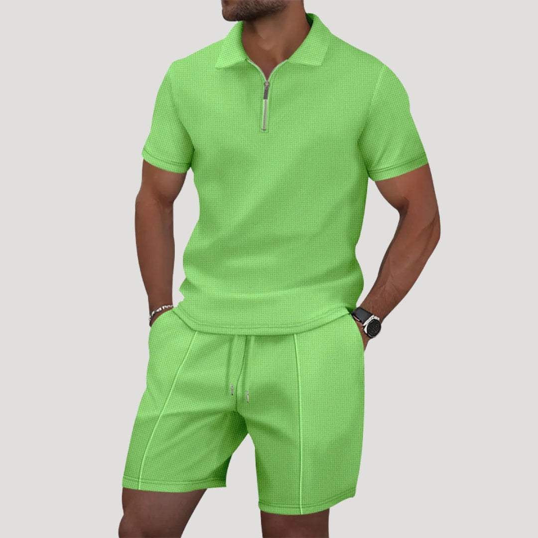 Herre Poloshorts Sæt med Lynlås