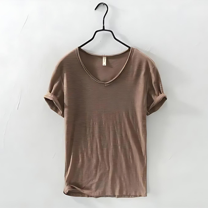 Herre V-hals T Shirt - Komfortable T Shirts til Mænd