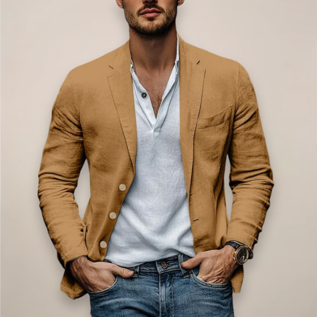 Herren Casual Blazer Sommerstil