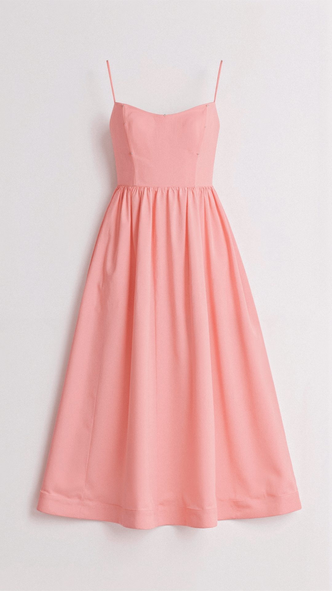 Kvinders A-line Midi Kjole i Ascot Stil
