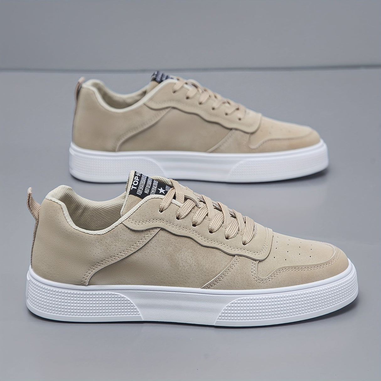 Mænds Low-Top Sneakers i Ruskind