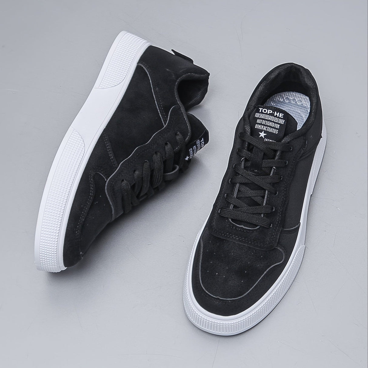 Mænds Low-Top Sneakers i Ruskind