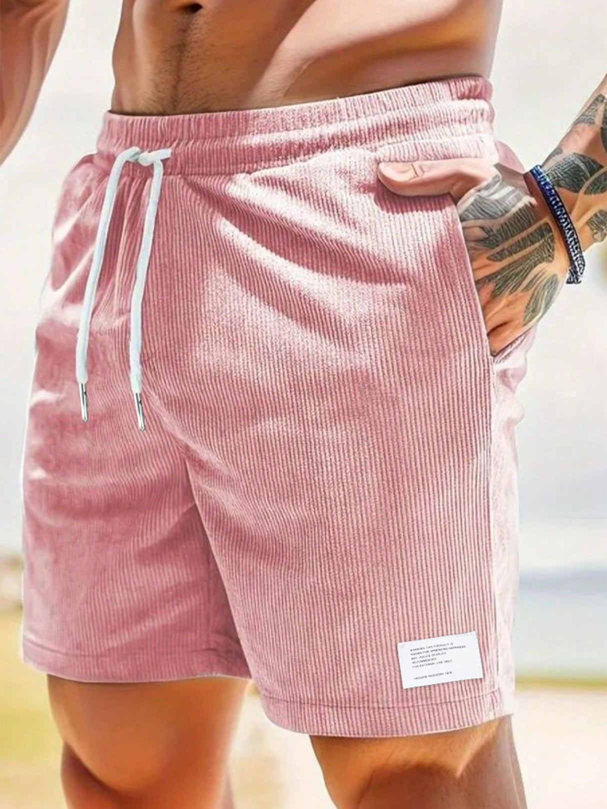 Mænds Sommershorts med Snoretræk