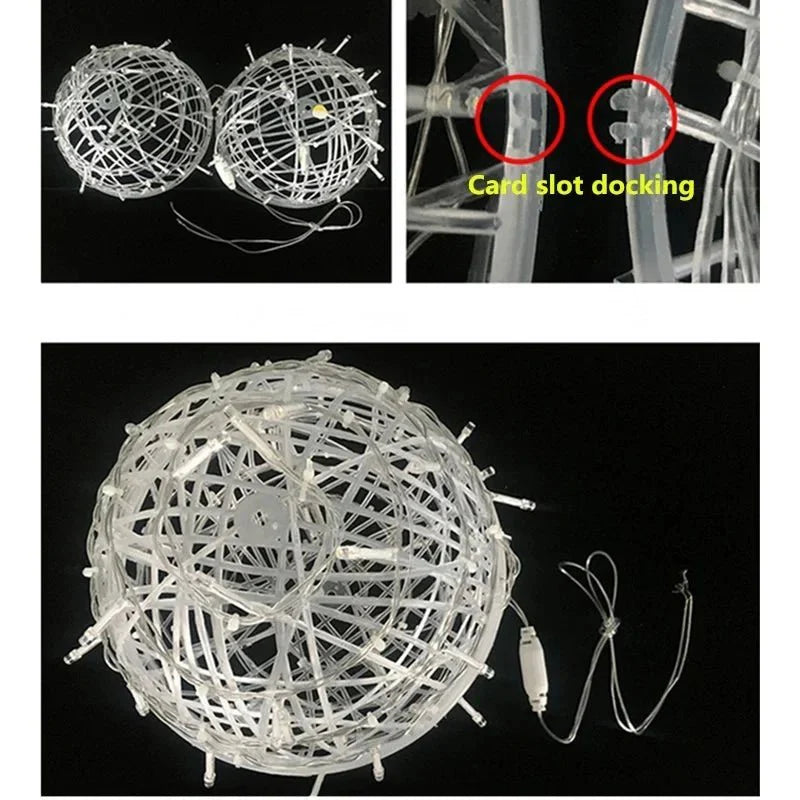 LED Lysbold til Udendørs Brug – Dekorativ Hængelampe til Have & Fest