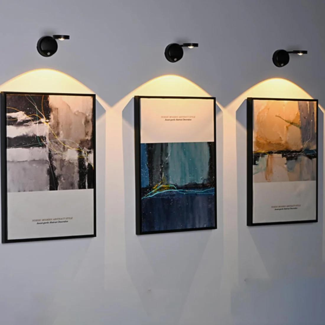 Trådløs LED-spot med bevægelsessensor og 360° justerbarhed