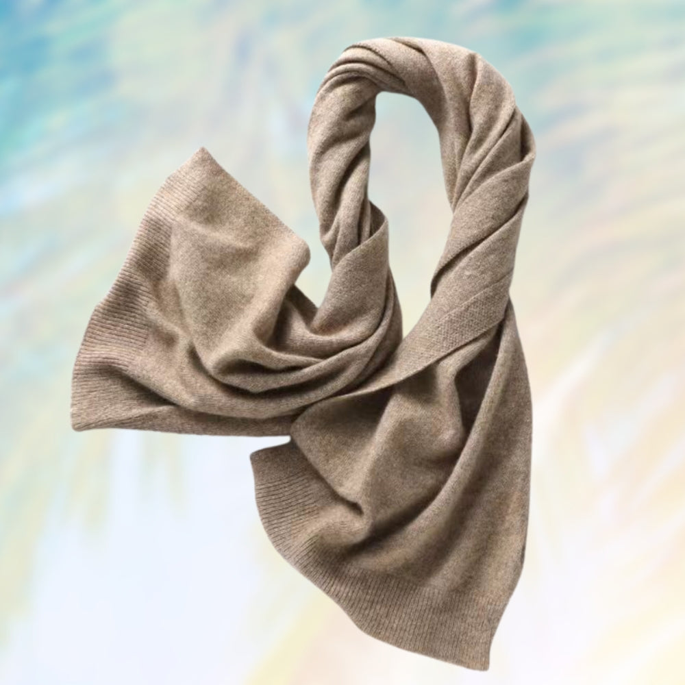 Uldstrikket Tørklæde - Luksus og Komfortabel