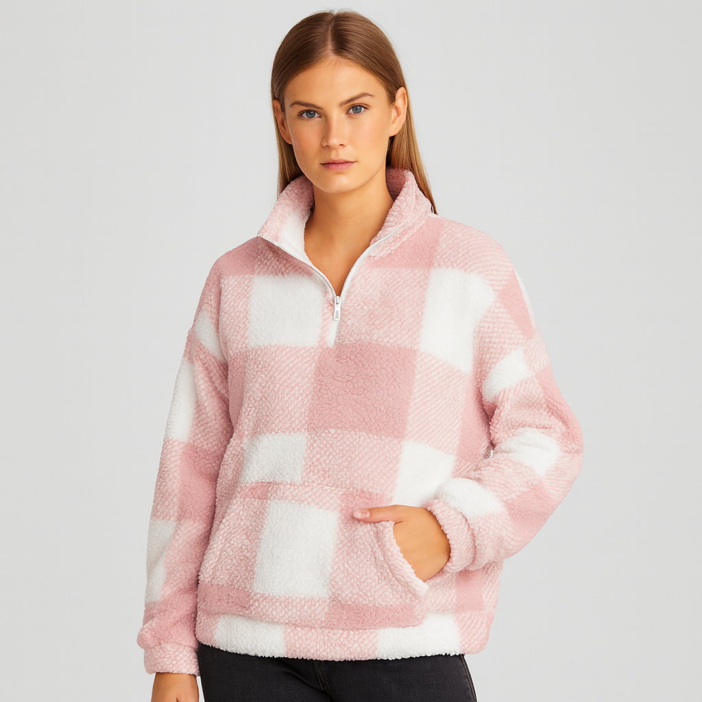 Dame Ternet Fleece Trøje – Blød, Varm & Komfortabelt Design