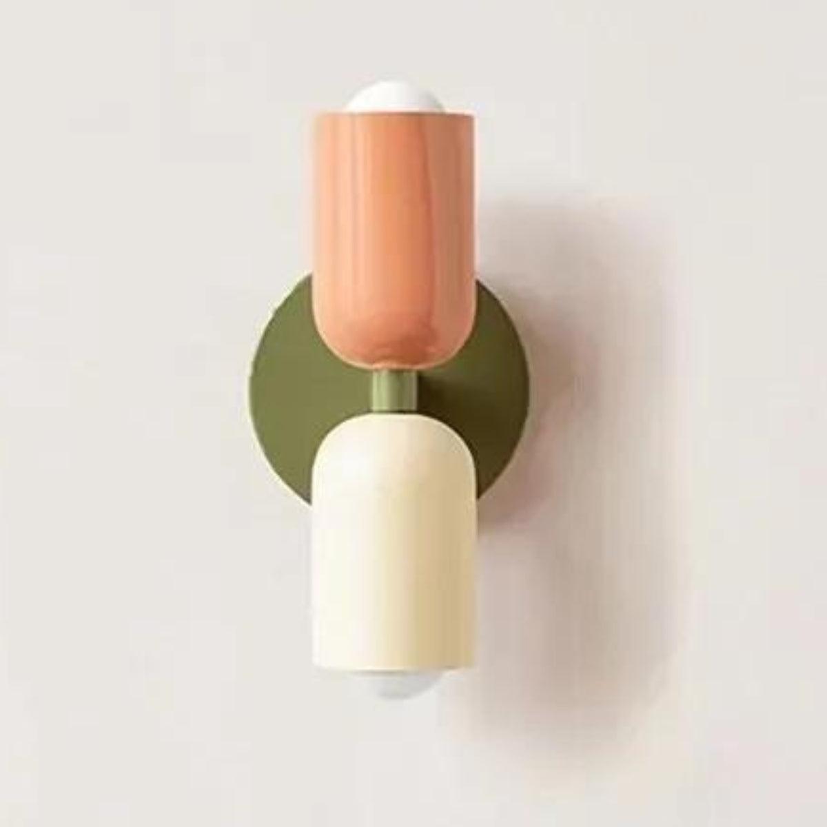 Dobbelt Væglampe i Skandinavisk Stil Glas