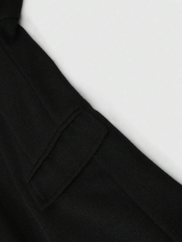 Herre Einreiher Frakke med Klassisk Design og Komfortabel Pasform