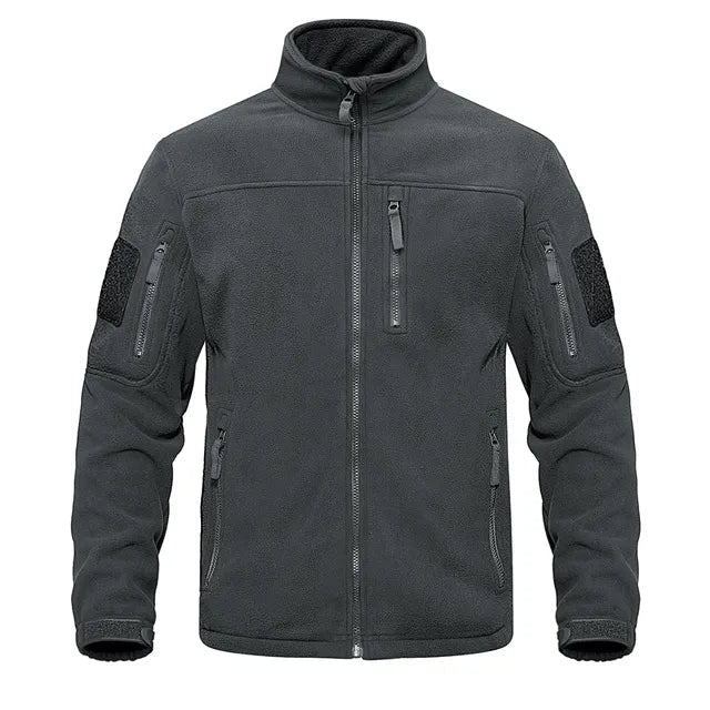 Herren Fleecejacke – Warme Softshell Outdoorjacke mit Reißverschluss