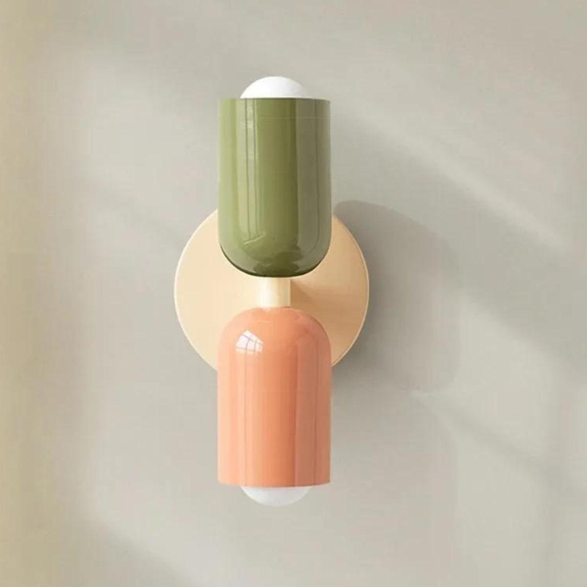 Dobbelt Væglampe i Skandinavisk Stil Glas