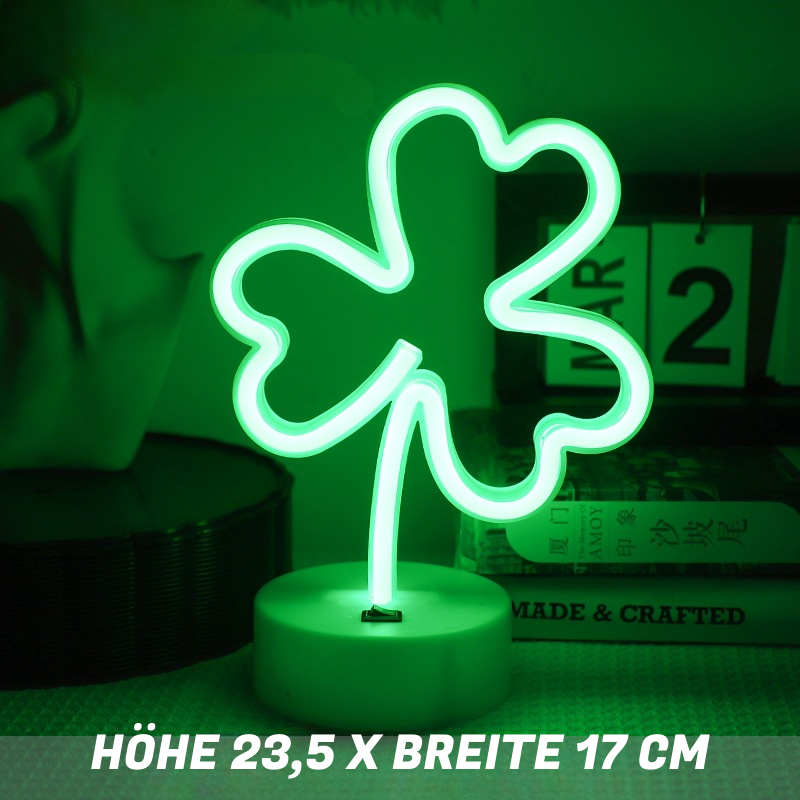 LED Neon Bordlampe – Dekorative Lysfigurer til Soveværelse & Stue