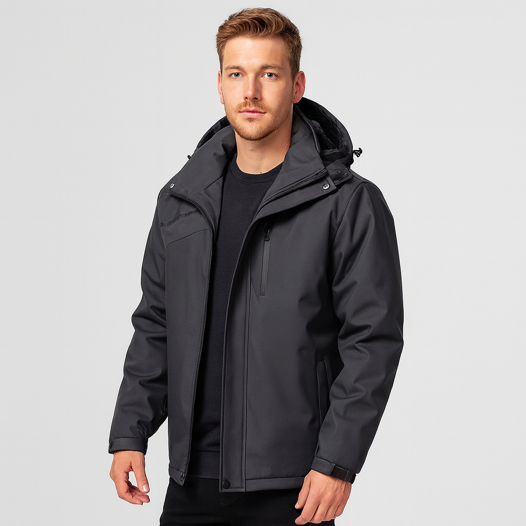 Men's jacket with hood – Modern, comfortable and wind-resistant design