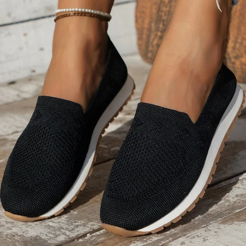 Ortopædiske Dame Slip-ons - Komfortable Slip-ons med Åndbar Fodseng