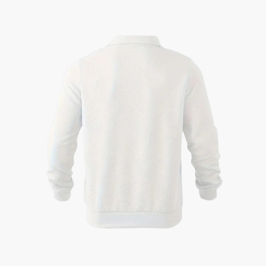 Herre Polotrøje med Lynlås – Klassisk & Komfortabelt Design