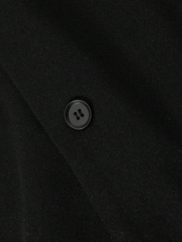 Herre Einreiher Frakke med Klassisk Design og Komfortabel Pasform