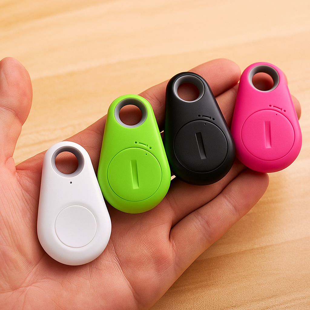 Mini GPS Tracker til Børn, Kæledyr og Biler - Realtidssporing og Kompakt Design