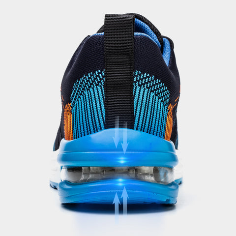 Letvægts Sikkerhedssko - Ståltå, Kevlar Sål, Skridsikker