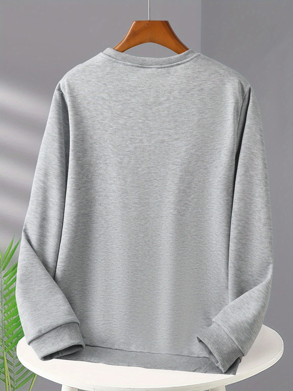 Herre Juletrøje med Julemand Print – Komfortabel Vinter Sweater