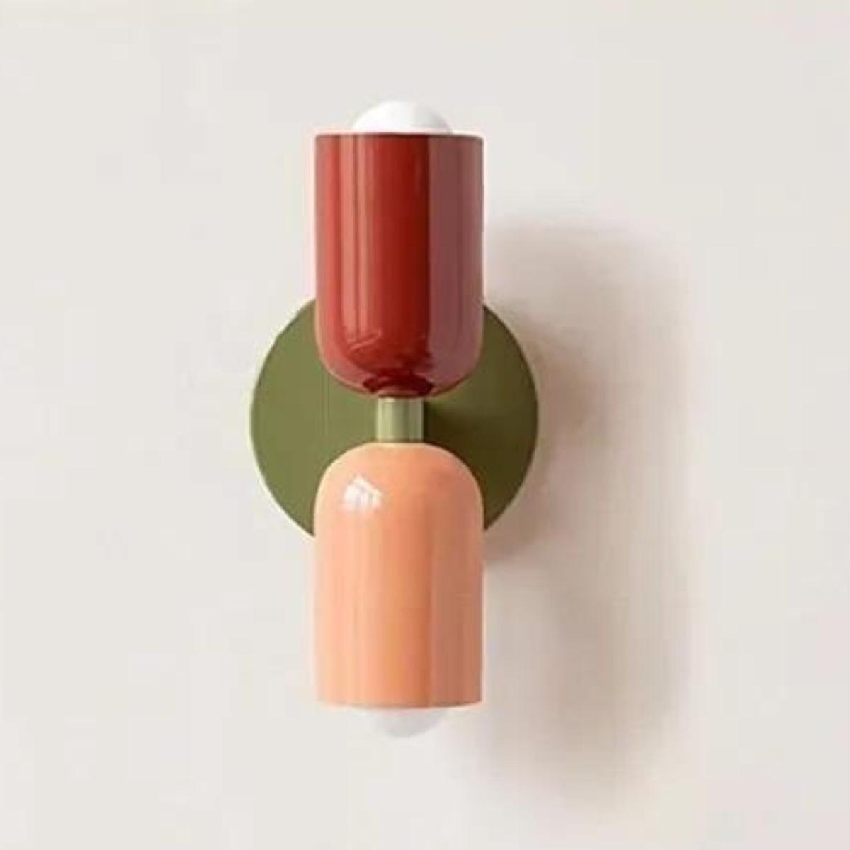 Dobbelt Væglampe i Skandinavisk Stil Glas