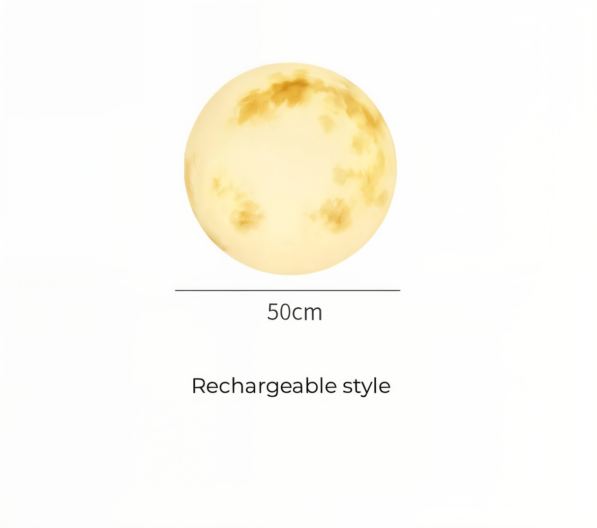 Atmospheric moon lamp for outdoor use – Decorative garden lighting