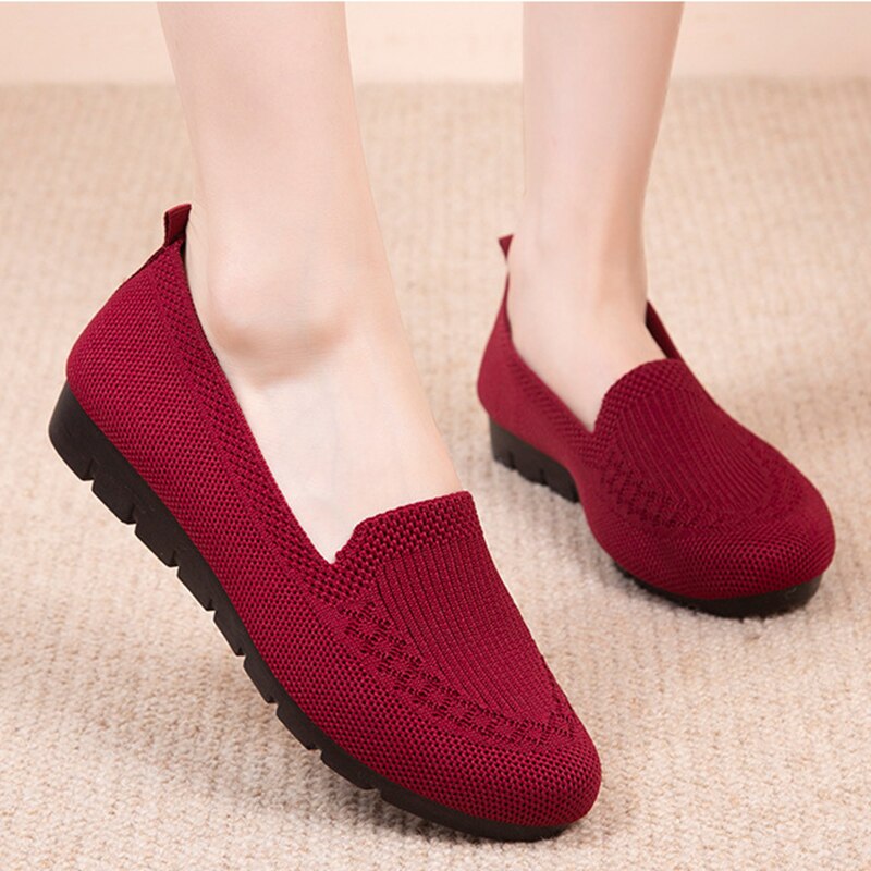 Letvægts Dame Slip-On Sko med Svangstøtte