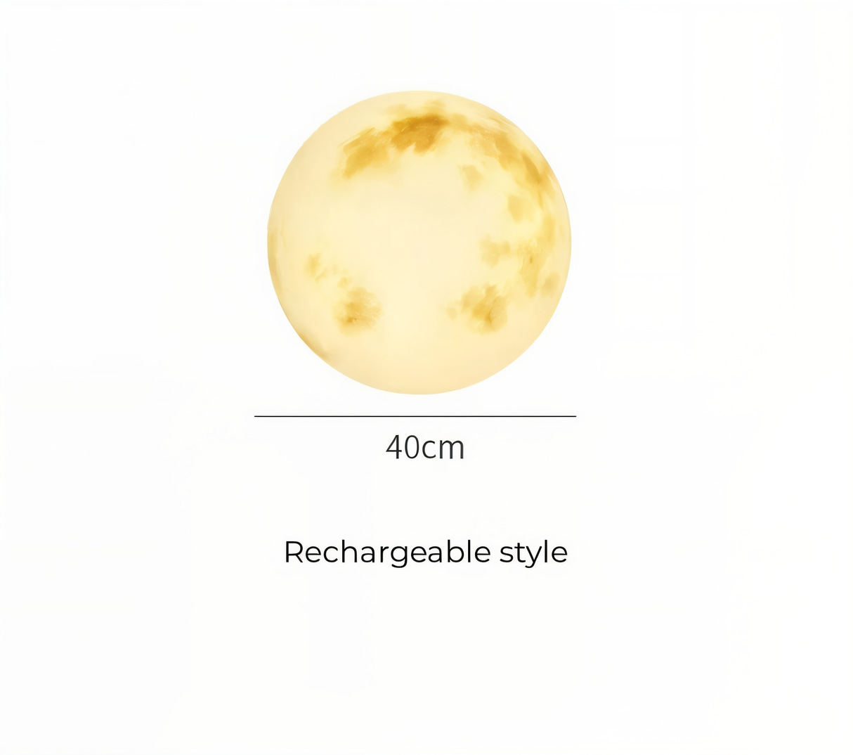 Atmospheric moon lamp for outdoor use – Decorative garden lighting