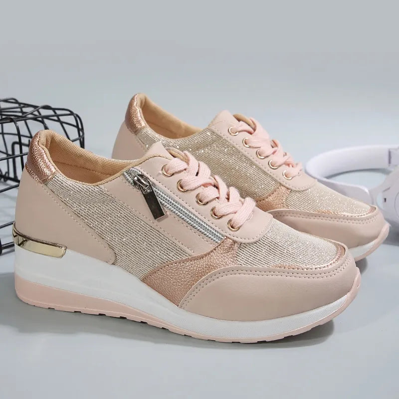 Stilfulde Dame Sneakers med Komfort og Klasse