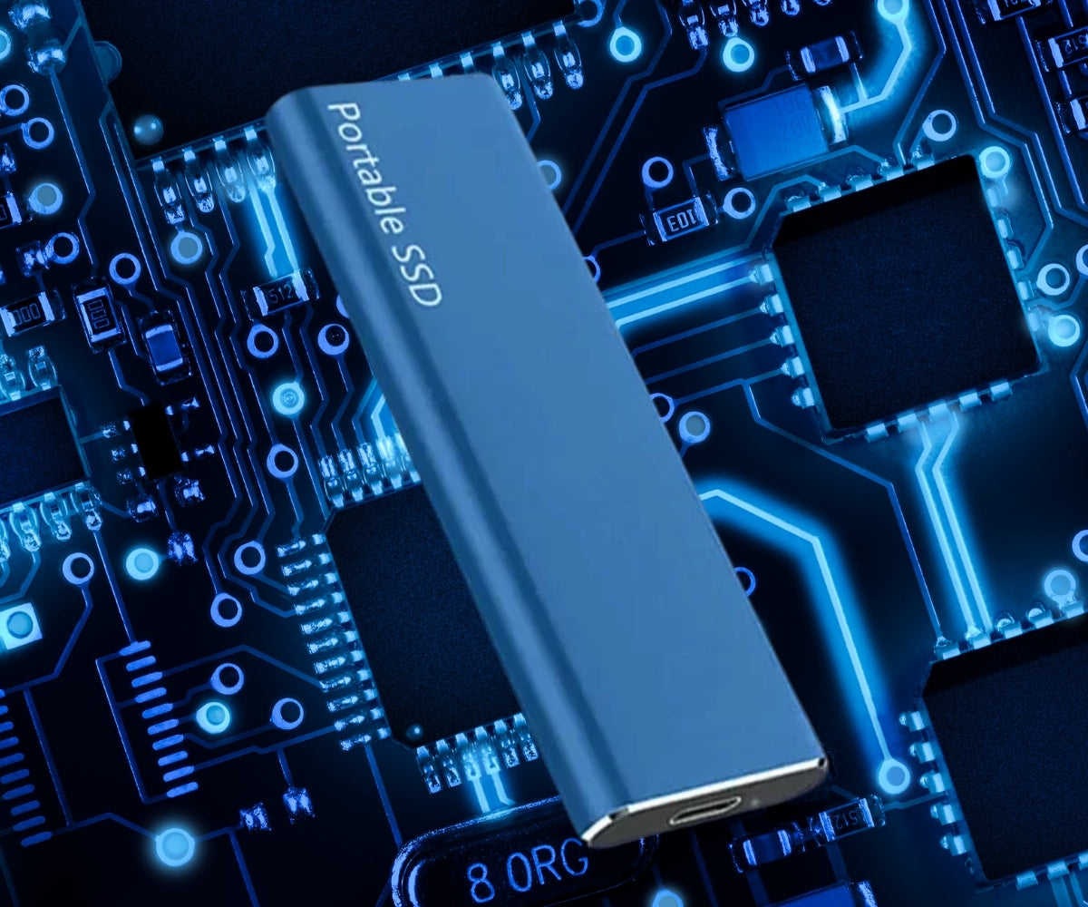 Bærbar SSD Ekstern Lager – Kompakt USB-drev til Laptop & PC