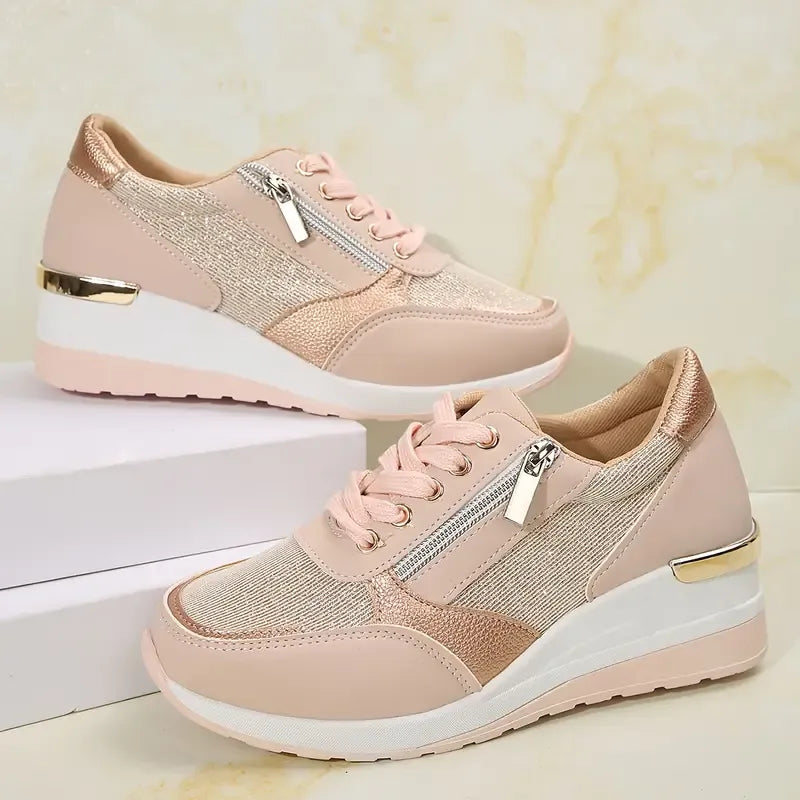 Stilfulde Dame Sneakers med Komfort og Klasse