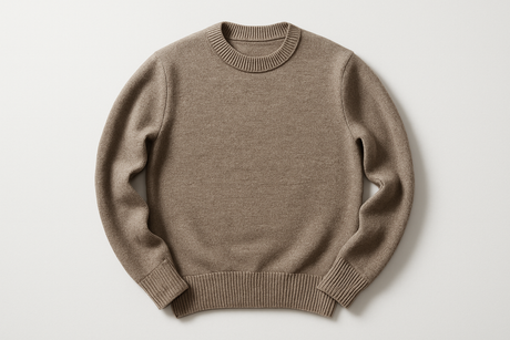 maak de collectiefoto voor men sweater alleen van een men sweater. moet rond zijn