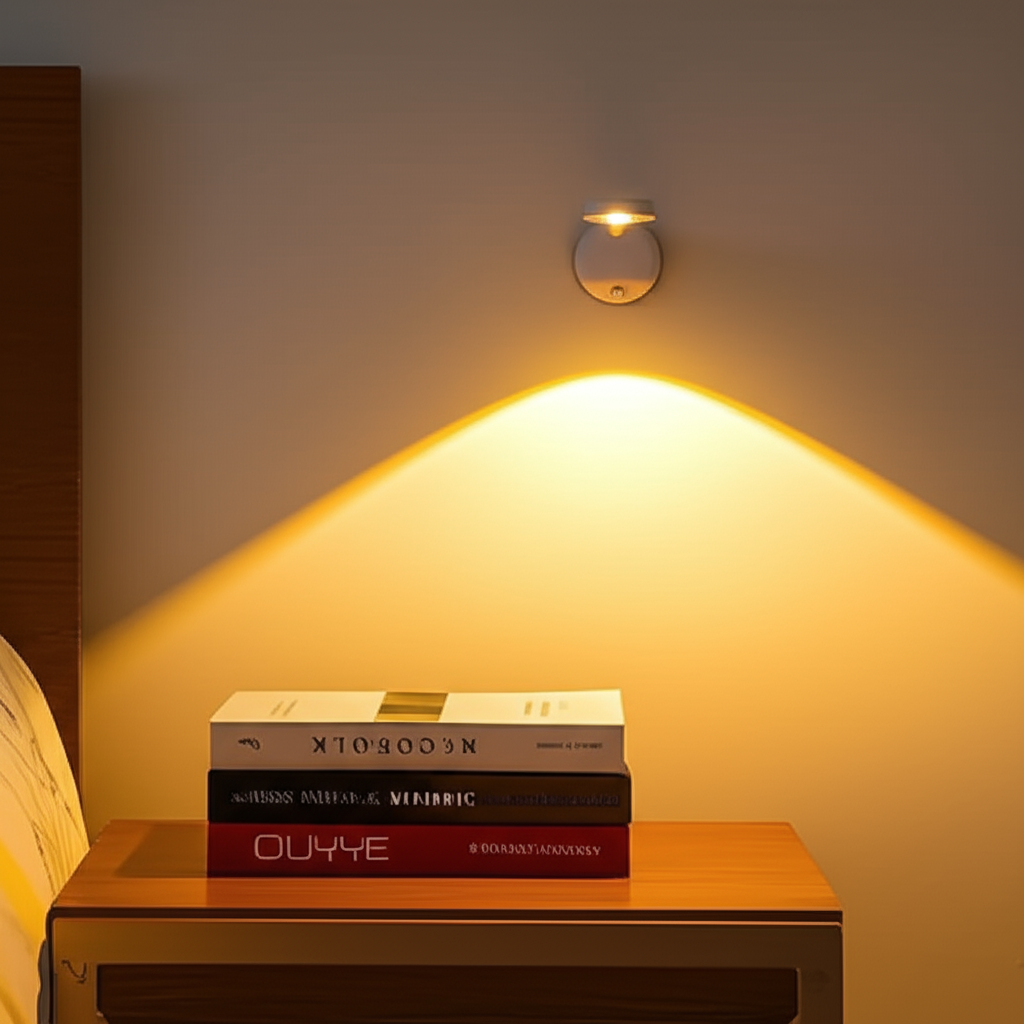 Trådløs LED-spot med bevægelsessensor og 360° justerbarhed