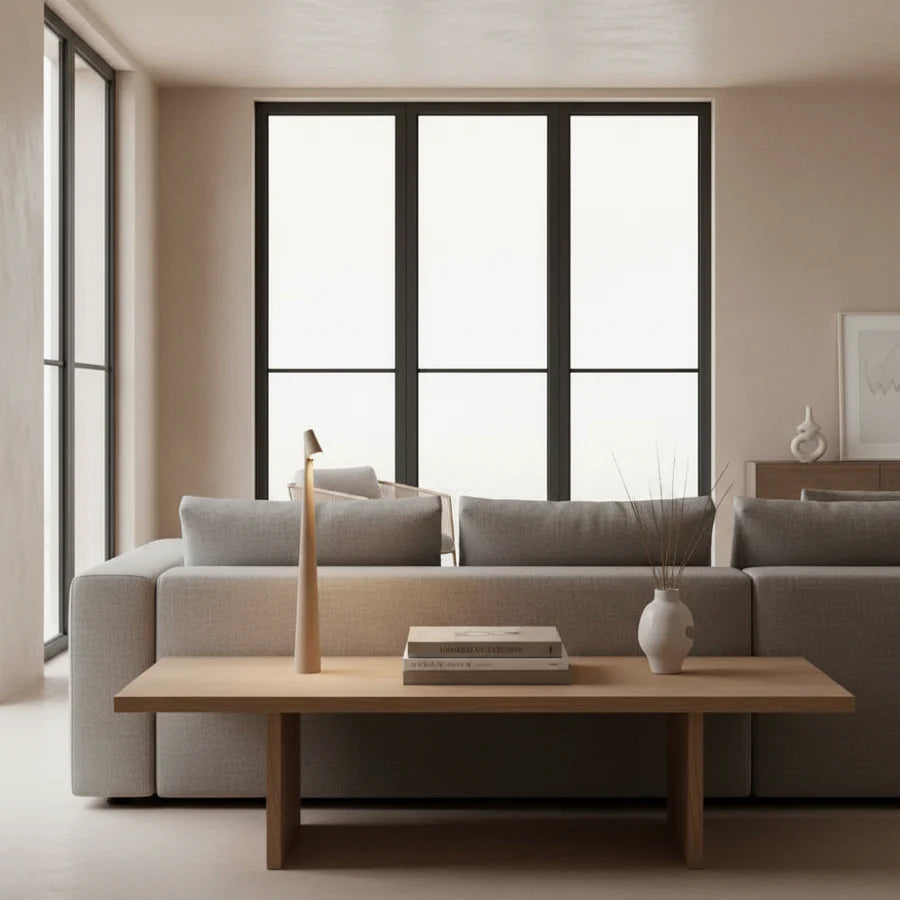 Dæmpbar Trådløs LED Bordlampe | USB Genopladelig | Moderne Design | Touch-funktion