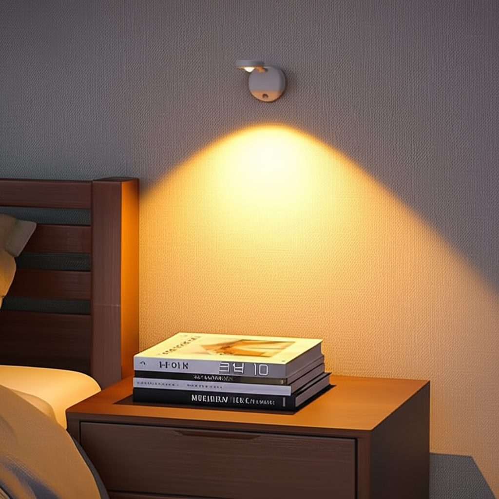 Trådløs LED-spot med bevægelsessensor og 360° justerbarhed