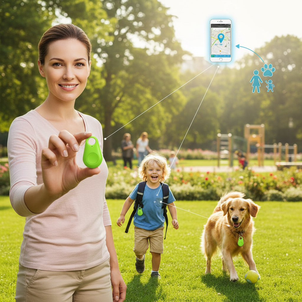 Magnetisk Mini GPS Tracker – Live Sporing til Bil, Motorcykel & Trailer