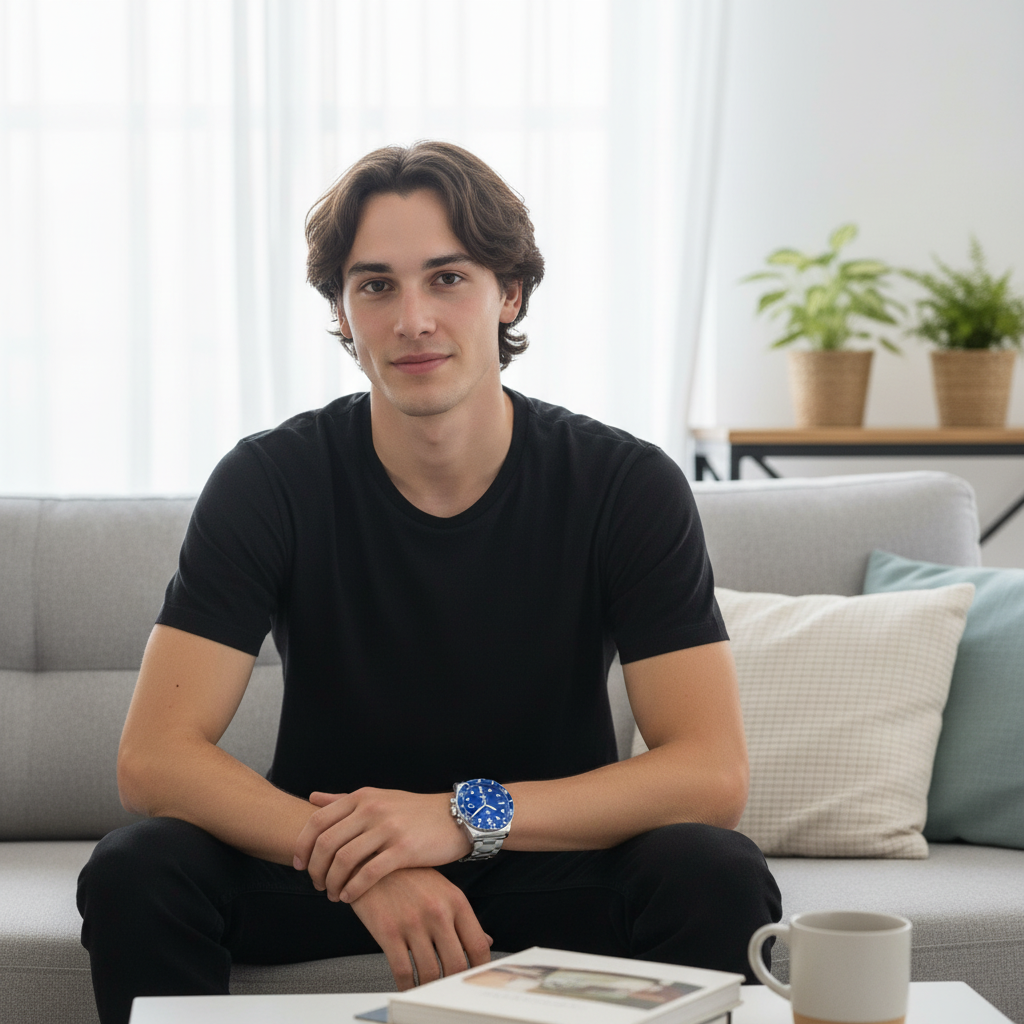 Smartwatch med Gratis Skærmbeskytter og Vandtæt Design