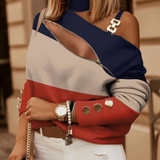 Stilfuld Elegant Damebluse af Høj Kvalitet