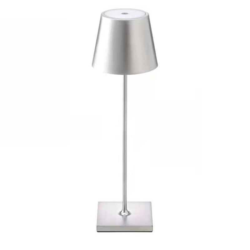 Trådløs Genopladelig Bordlampe med Dæmpbar LED Belysning