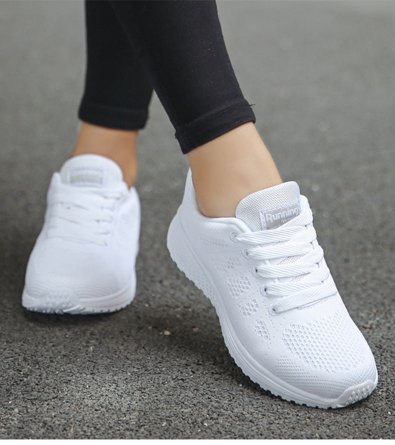 Let og Åndbar Dame Sneakers med Stabilitet