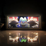 Anime LED Shadow Box – Oplyst Dekorationslampe med Farveeffekter